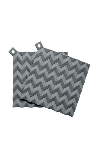 Rig-Tig Hold-on grydelapper, grå - 2 stk. - Bahne